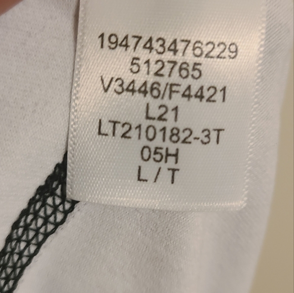 Lands End | Women's Navy & White Striped Floral Bootcut Pants (Size Large/Tall) - Picture 4 of 11